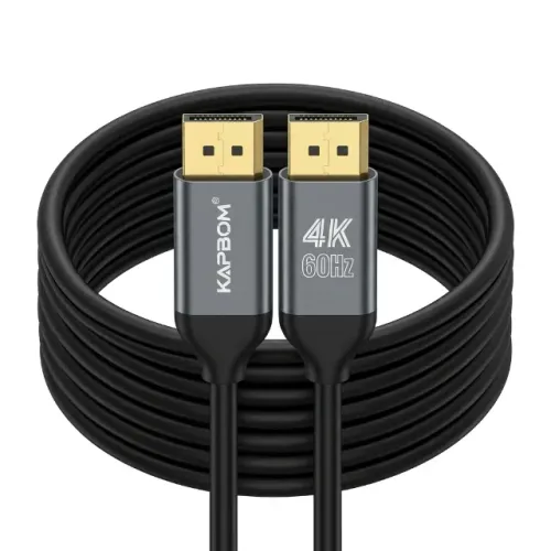 Cabo DisplayPort DisplayPort KAPBOM 3 Metros 4K 60Hz Alta Velocidade PC Monitor pode retir