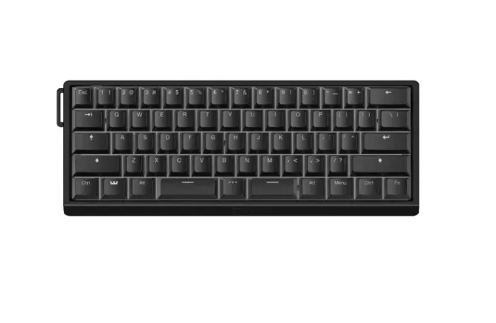 Teclado Magnético Wooting 60he V2 Abs Plastic Rgb Just Black