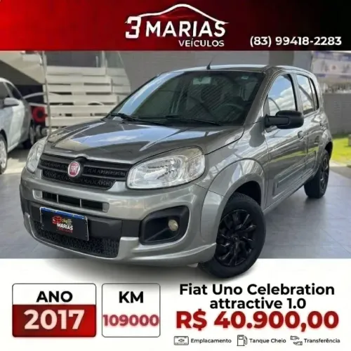 Fiat Uno Attractive 1.0 EVO Fire Flex 8V 5P 2017