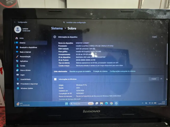 NOTEBOOK LENOVO G40
