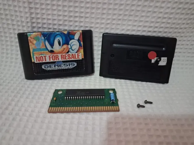 JOGO MEGA DRIVE SONIC 1 ORIGINAL NOT FOR RESALE