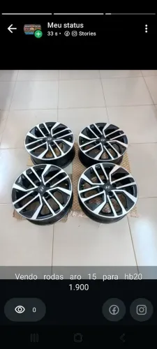 Rodas aro 15 hb20