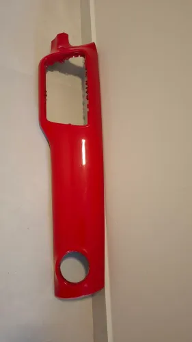 Peças NOVAS VW Up! - Moldura Painel Vermelha + Par Capas Retrovisor + Alças PQP Pretas