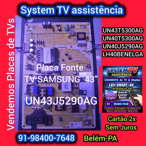 UN43J5290AG Fonte Samsung
