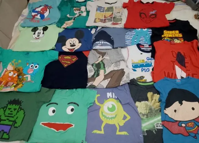 Lote camisetas t4