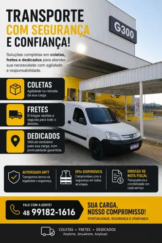 Pequenos Fretes ° Coletas ° Dedicados 