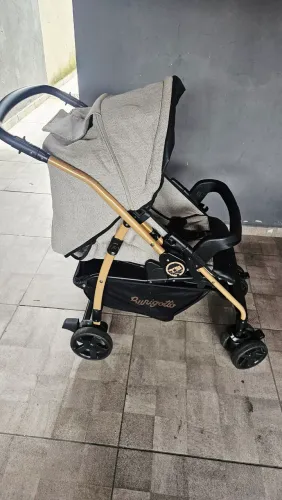 Carrinho de bebê + cadeirinha Borrigotto
