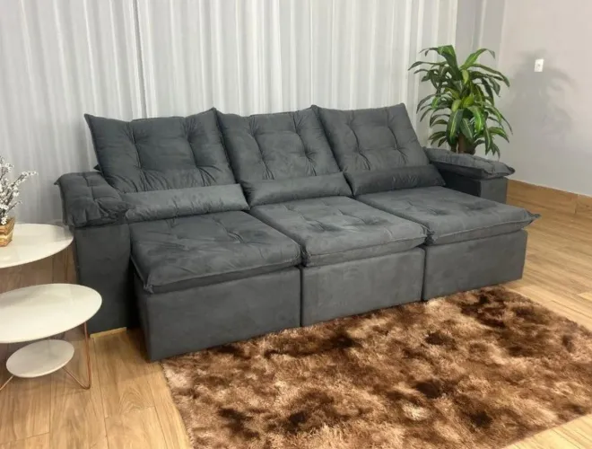 SOFA RETRATIL RECLINÁVEL 2,70.MTS 1.999,00