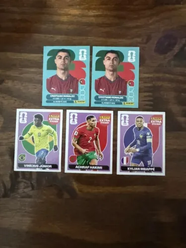 Legends - Mbappe, Hakimi, Vini Jr Figurinhas Copa 2026 (aceita trocas)
