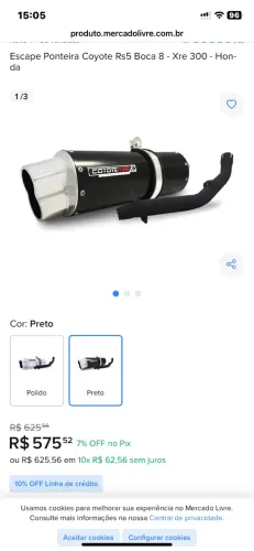 Vendo Coyote xre 300