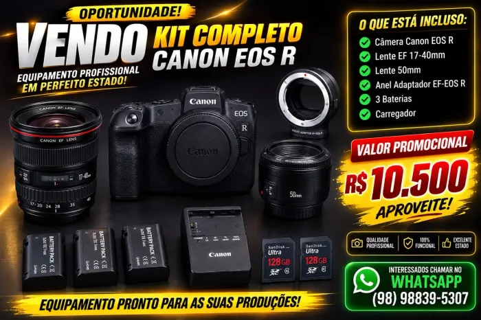 Vendo equipamento de vídeo