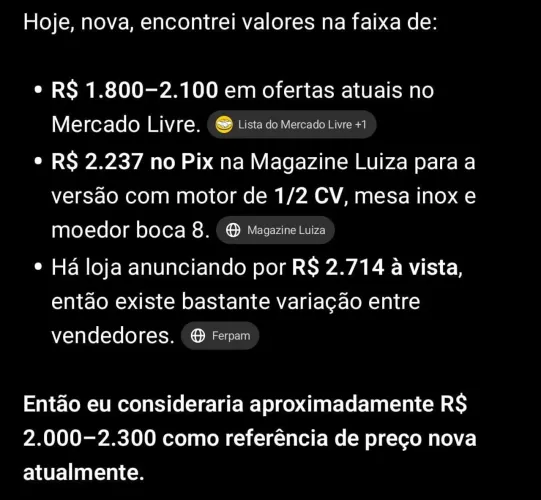 Vende se moedor