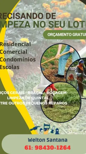 Limpeza de lotes e cavo fossa