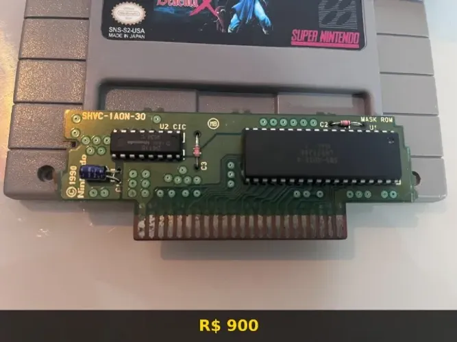 Castlevania Dracula X Relabel Super Nintendo SNES