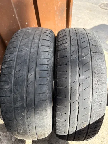 Par de pneu aro 14 Pirelli cinturato P1 175/65/14 meia vida