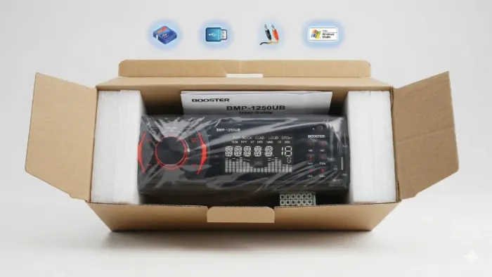 Rádio automotivo booster 400W