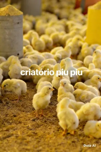 Pintos de poedeiras brancas e vermelhas