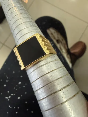 Anel Masculino de ouro 6.30g 18k procedência garantia eterna