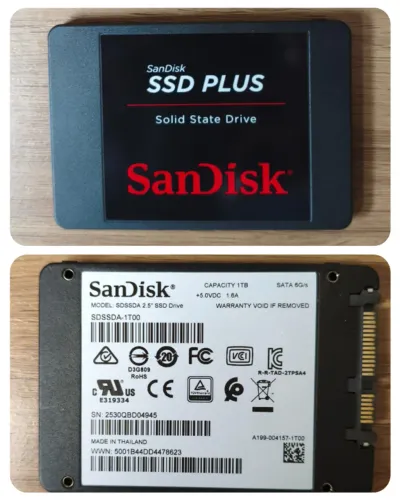 SSD HD 1tb 1000gb Sandisk ORIGINAL Notebook/ps5/ps4/ps3/xbox - SEMINOVO