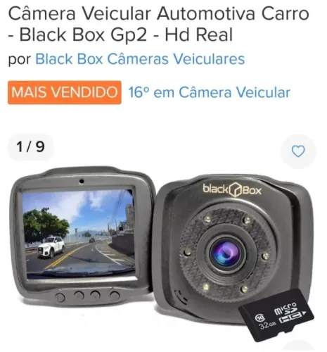 Câmera veicular.