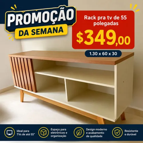 Rack para Tv até 55 Polegadas 