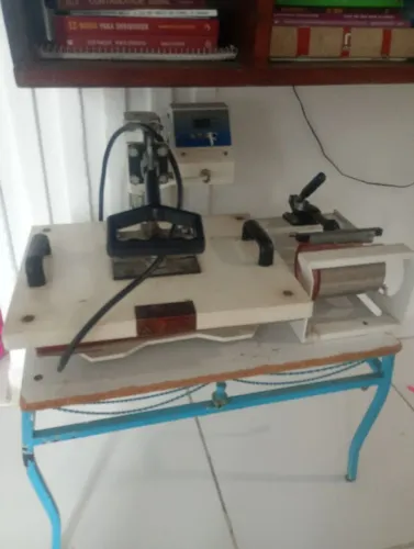Prensa para sublimação, kit completo 7 em 1 + impressora Epson ecotank