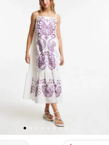 Vestido Renner bordado