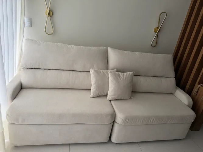 Sofá Retrátil e Reclinável 3 Lugares