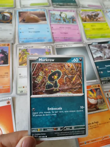 Cartas Pokemom Fogo Fantasmagórico 24 unidades