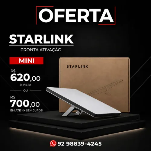 Starlink Mini - Pronta entrega (Lacrada)