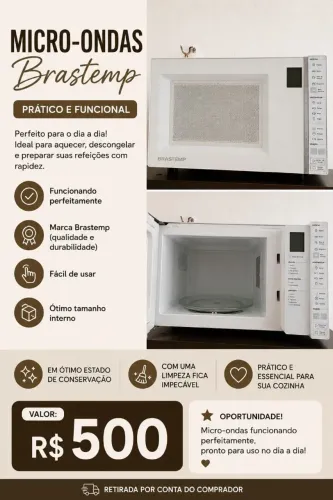 Micro ondas Brastemp (Seminovo)