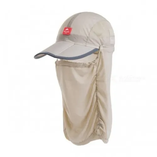 Boné Proteção Solar Trilha/Pesca com Protetor de Nuca Naturehike Ultra Light