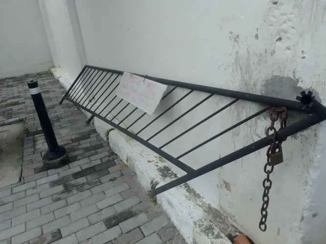 Corrimão de escada 