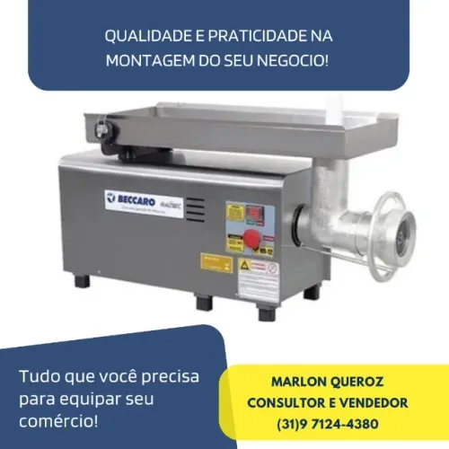Moedor de Carne Beccaro Bivolt Boca 22