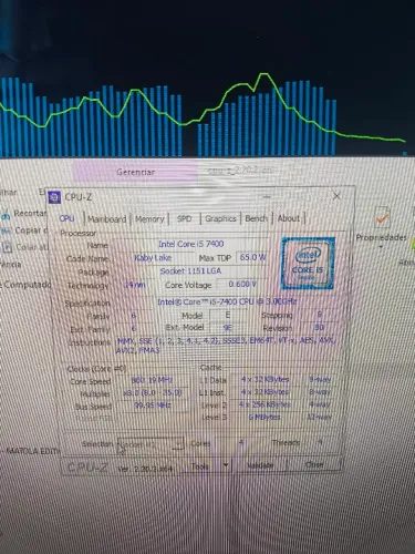 Processador I5 7400 e placa mãe H110M - M.2