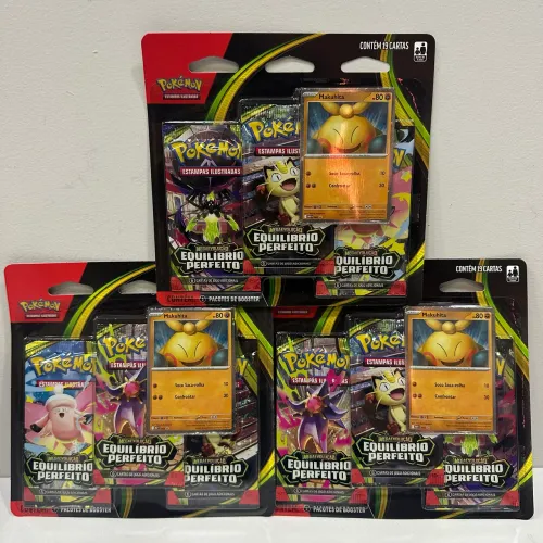 Triple Pack Equilíbrio Perfeito Pokémon TCG - FFSTOREGAMES