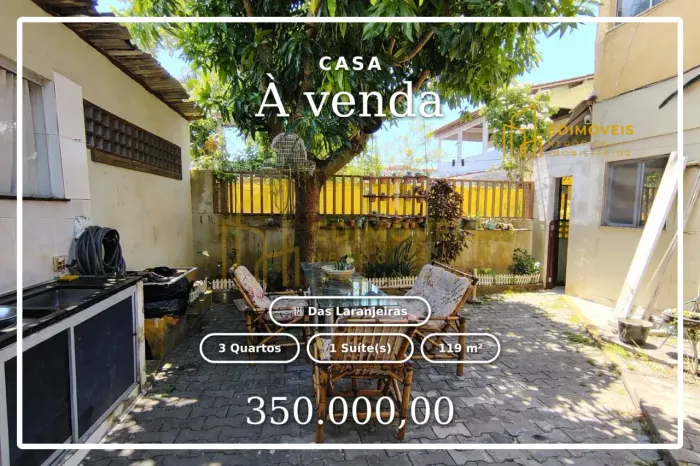 Exclusiva casa em condomínio no bairro Das Laranjeiras, Serra!