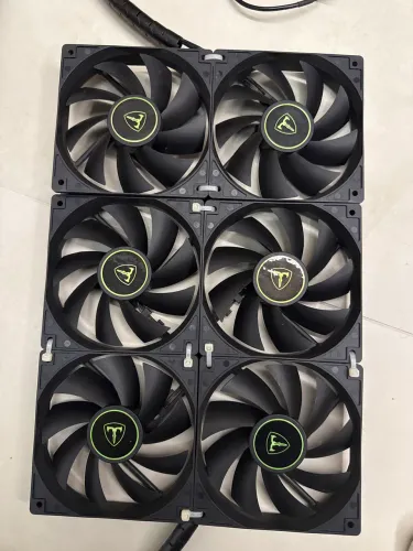 Kit 6 ventoinha Cooler 120mm 