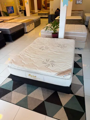 Cama Box CASAL ORTOBOM USADA TOP - ENTREGAMOS 