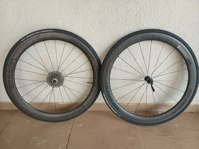 Rodas Session C 50 carbono tubeless 