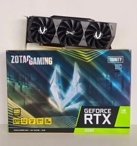 Geforce RTX 3080 10GB Zotac Trinity (NÃO FAÇO MENOS!)