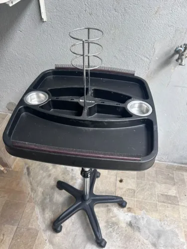 Carrinho Auxiliar Para Mega Hair Dompel Preto