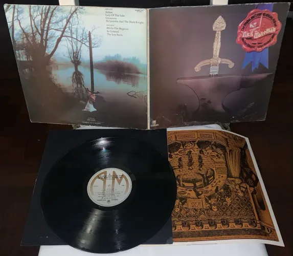 vinil Rick Wackeman Rei Arthur edição de luxo capa Gatefold e encarte especial