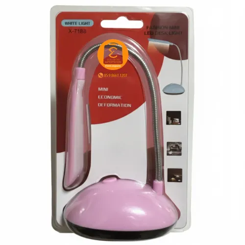 Luminária de Mesa Portátil Flexível X-7188