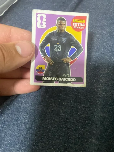 Figurinha do Moisés caicedo 