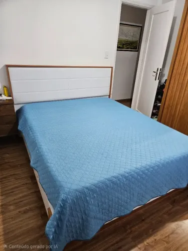 Cama Queen com colchão Ortobom Only