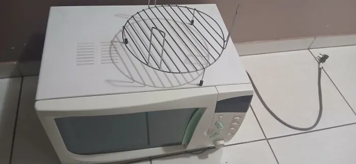 Microondas com defeito