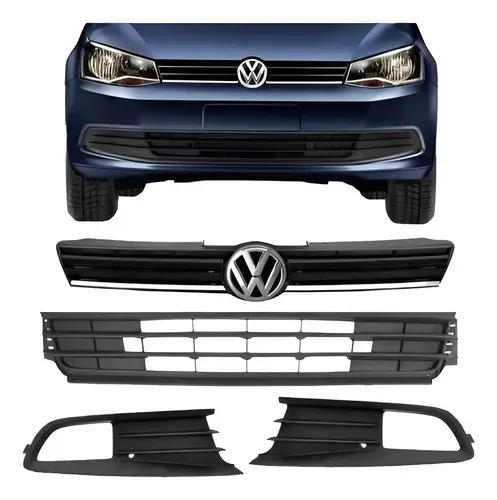 Parachoque Dianteiro Gol G6 Completo Preto