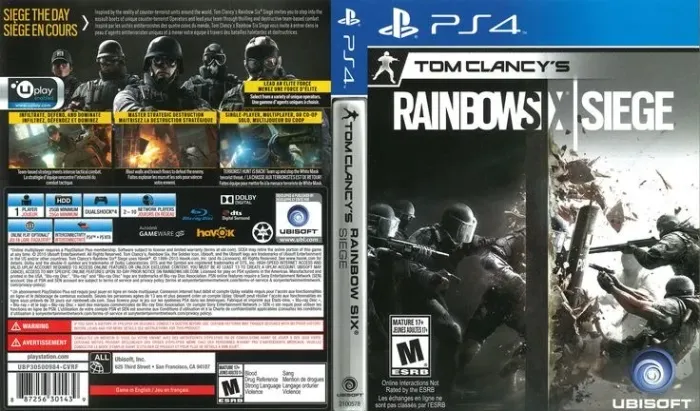 Vendo jogo de ps4. Tom Clancy?s Rainbow Six