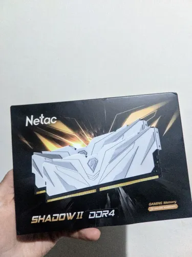 NOVA! Memoria Ram 2x8gb Netac Shadow 3200mhz DDR4 Lacrada!